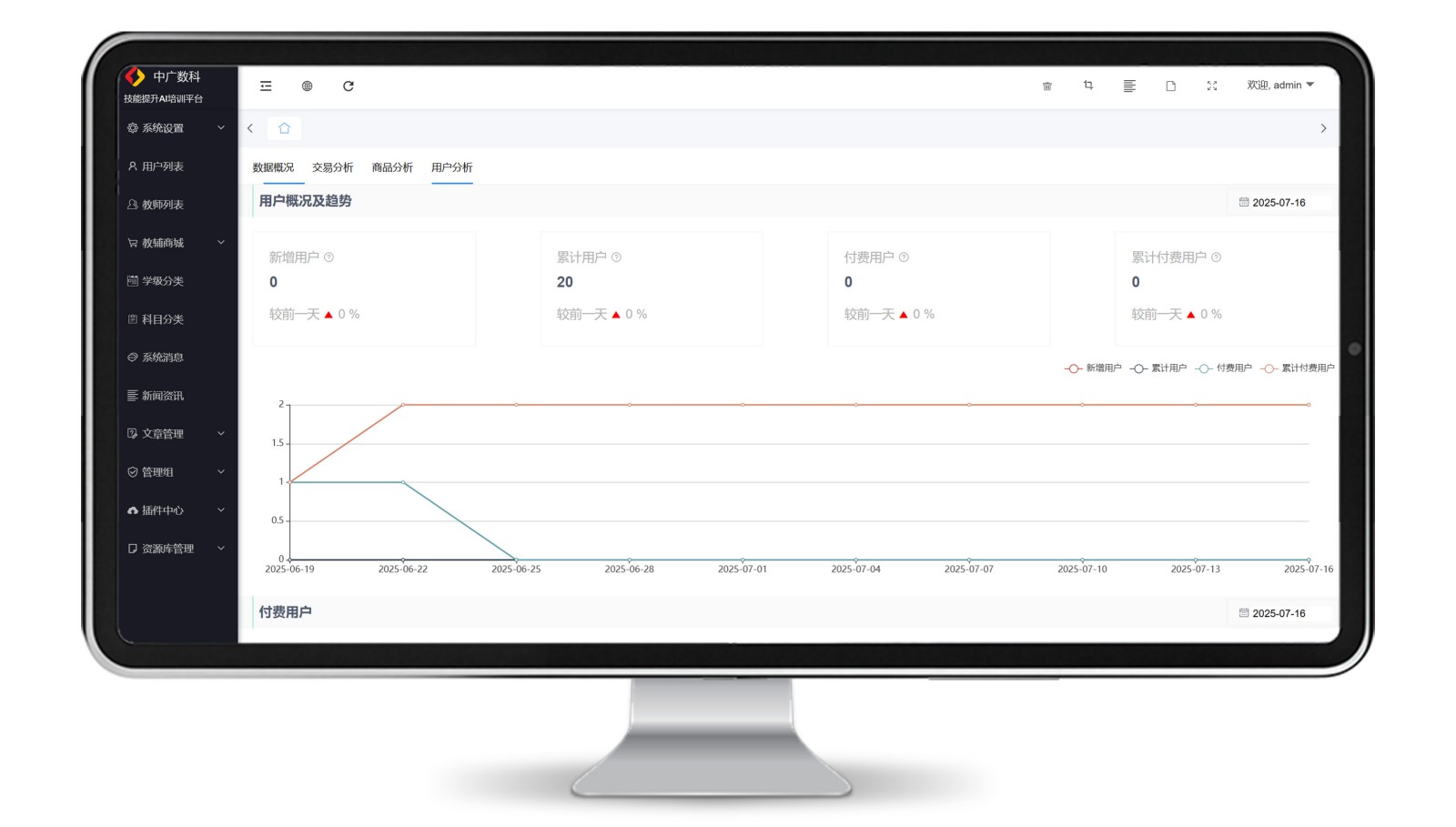 中广数科技能提升AI培训平台